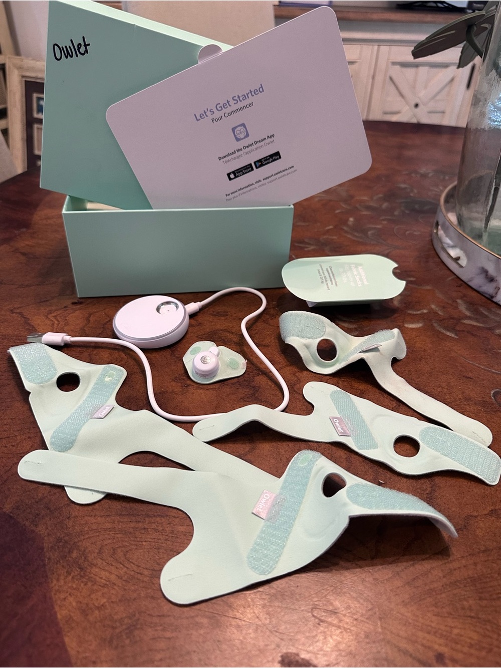 Owlet Dream Sock Baby Oxygen Heart Rate Monitor Complete